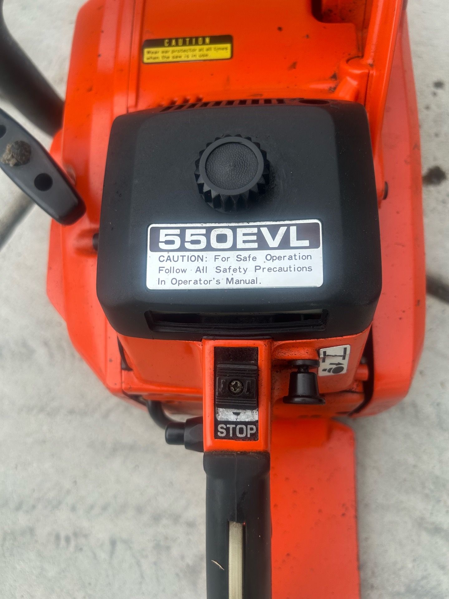 ECHO 550 EVL Chain Saw Working 150 PSI 150PSI