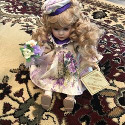 Porcelain Doll - Gift Gallery - Wind Up Music Doll