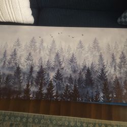 Forest Canvas Painting 