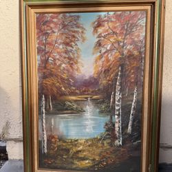 Vintage Framed Painting
