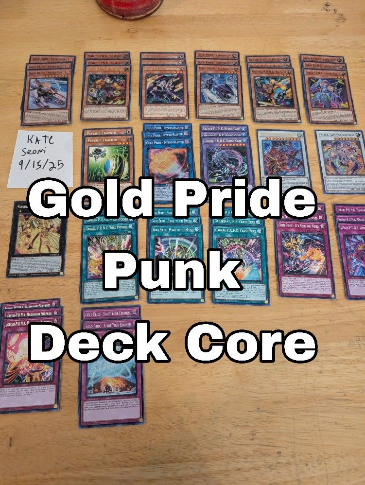 Yu-Gi-Oh Gold Pride Punk Deck Core 
