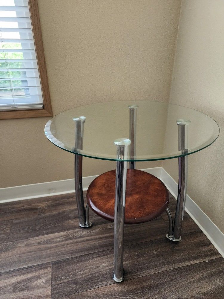Round Glass Coffee Table