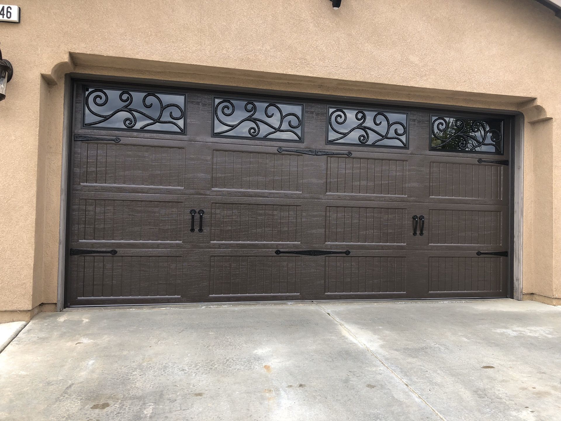 Quick garage door