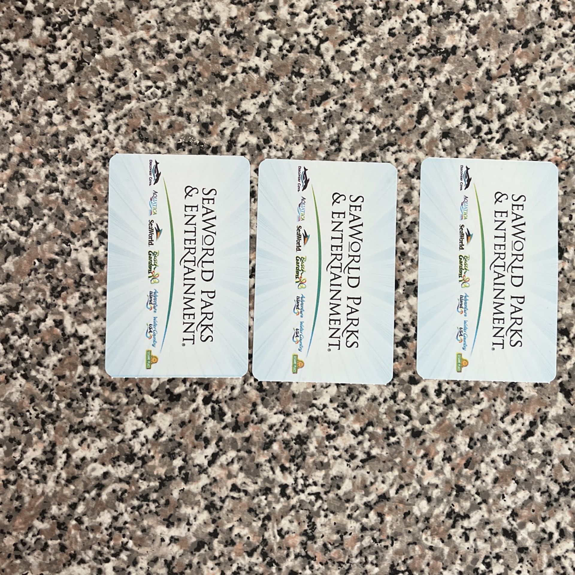 Three aquatica tickets