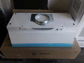 New nutone white range hood 30 in