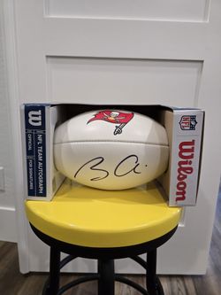 Bruce Arians Coach Tampa Bay Buccaneers Autographed Football