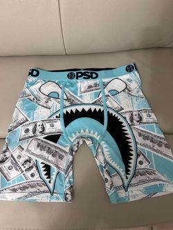 PSD Money & Shark Print Boxer Briefs 💵🦈 MEDIUM