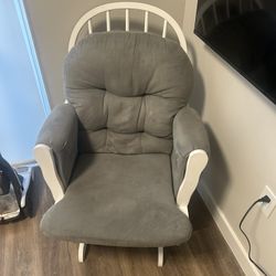 Gray Rocking Chair 