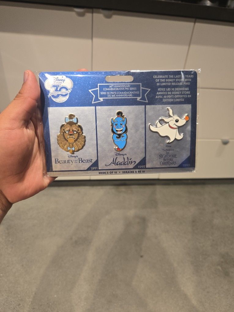 Disney Store 30th Anniversary Commemorative Pins