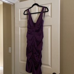 Cache Purple Dress Size 6