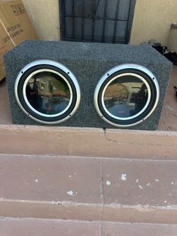 12” Punch P1 subwoofers