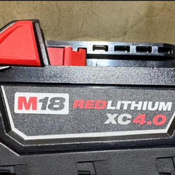 Milwaukee, M 18 4.0 battery