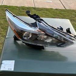 NISSAN ALTIMA HEADLIGHT HALOGEN RIGHT SMOKED TRIM Right side 2016 2017 2018