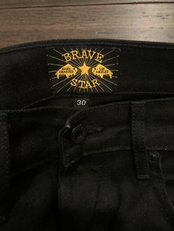 Brave Star The Slim Straight 21.5oz Super heavyweight Selvage Black Denim  Pants for Sale in San Diego, CA - OfferUp