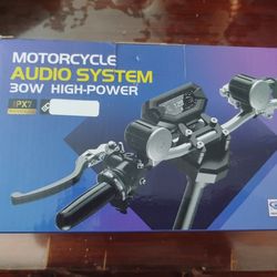 Motorcycle audio system 30W high power