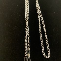 Silver Eyeglass Strap