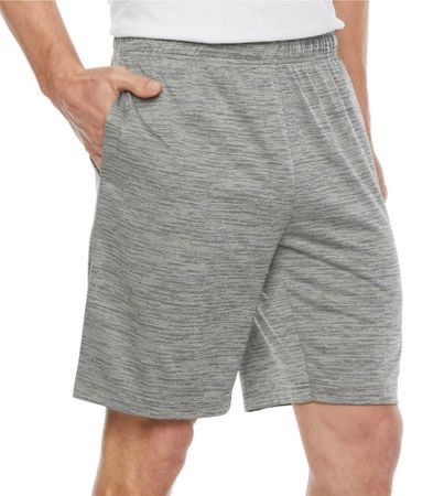 NWT | Size XX-L | Xersion Ever Air Mens Gray Heather | Moisture Wicking Workout Shorts
