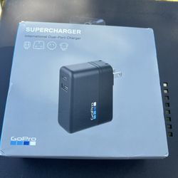 GoPro Supercharger International Dual-Port Charger Black NEW