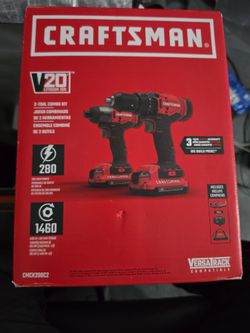 CRAFTSMAN V20 MAX Cordless Drill Driver and Impact Driver Set