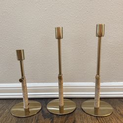 Gold Candle Holders 