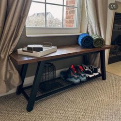 Entryway Bench With Storage! 
