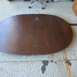 Free Heavy Wood Dining Table