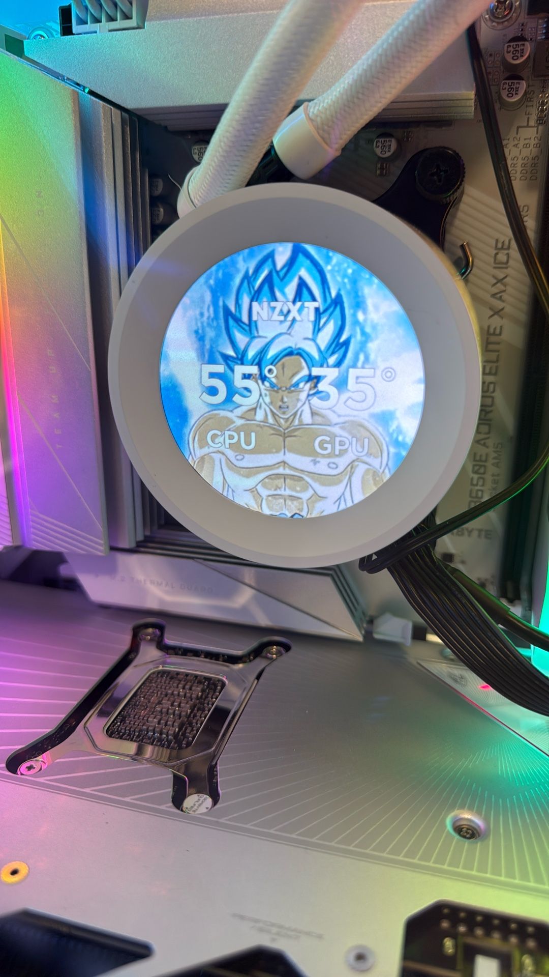 NZXT Kraken Elite 360 RGB AIO + NZXT RGB Fans + Hub – AM4/AM5 Bracket (Sorry No intel)– No Box