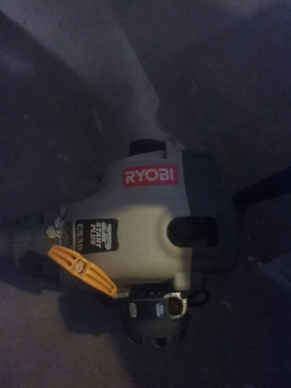 Ryobi weed eater the pull string pools won't start but I ...