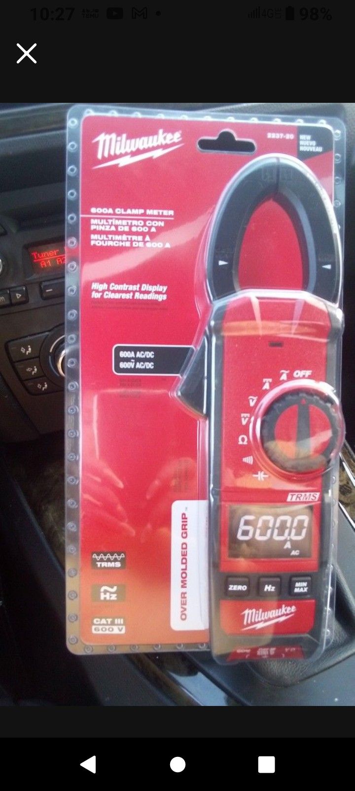 MILWAUKEE 6000 CLAMP METER