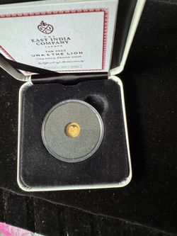 Mini moneda oro