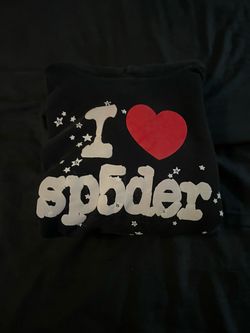 Sp5der I Love Sp5der Black Hoodie