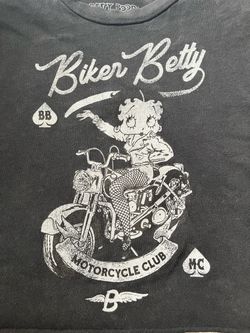 Betty Boop Biker Betty Motorcycle Club T-Shirt