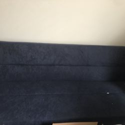 Blue Suede Futon 