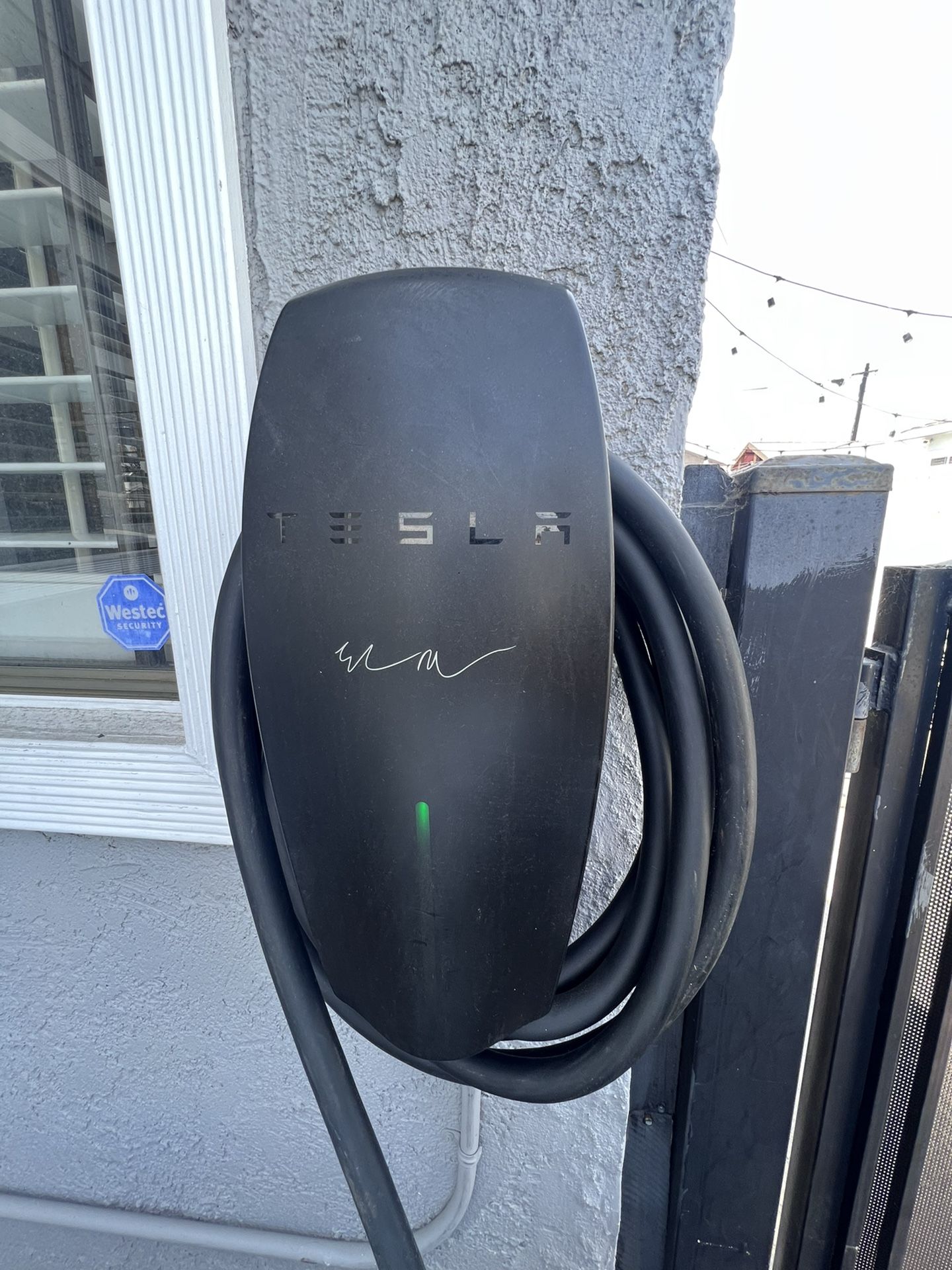 Elon Musk signed tesla Wall Charger 80 Amps HPWC