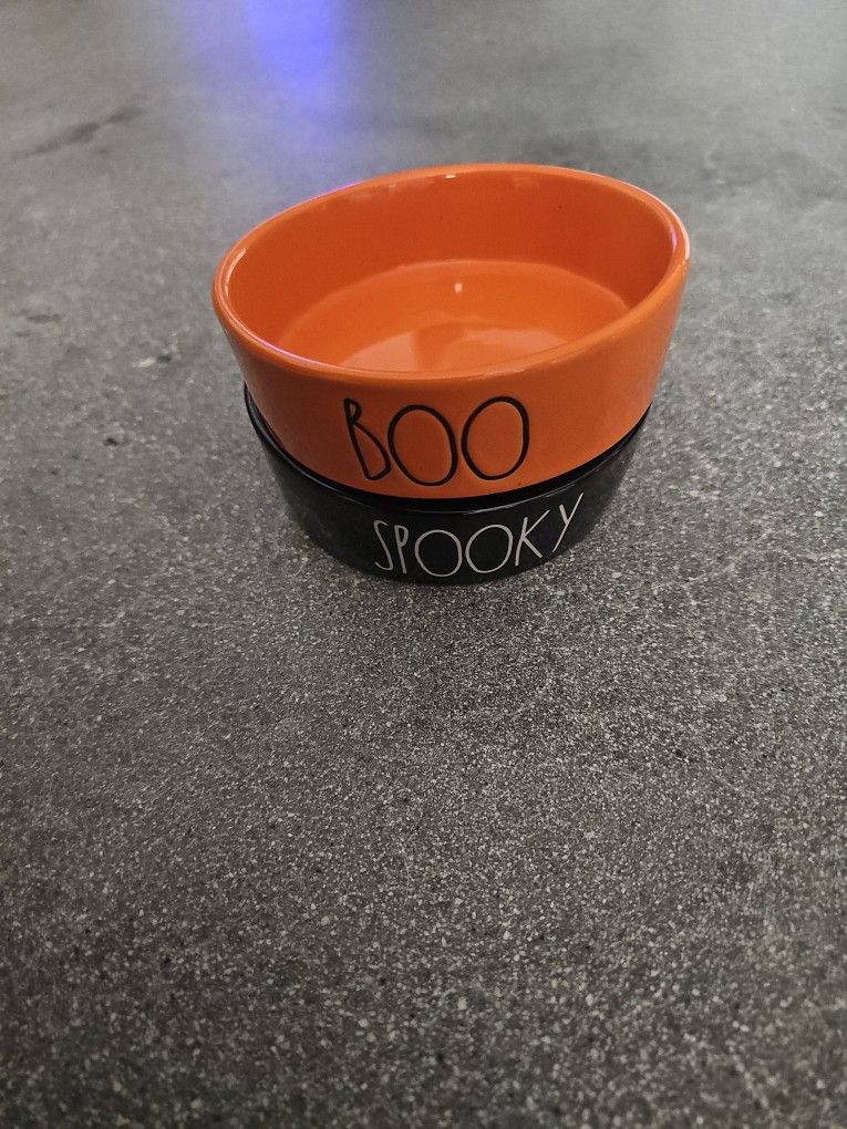 Rae Dunn Pet Bowl Set