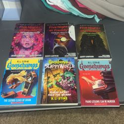 Horror Books Five Nights At Freddy’s / Goosebumps 