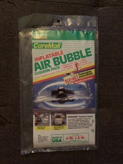 Vintage Manco inflatable air bubble cushion pack