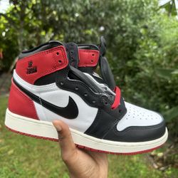 Brand New Air Jordan 1 Retro High OG “Black Toe” – Size 7Y - Never Worn