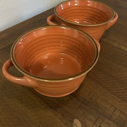 Orange Soup Bowl Set