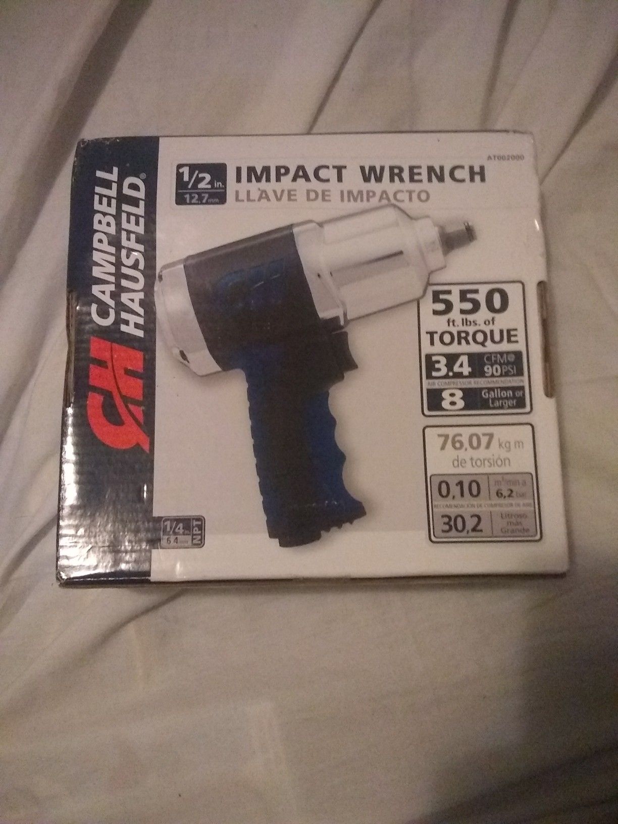 Campbell hausfeld 1/2in impact wrench