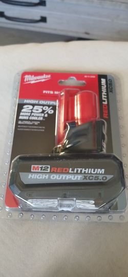 Milwaukee M12 RedLithium High Output XC5.0 Battery