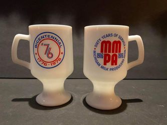 Bicentennial Milk Glass Mug