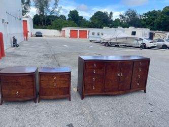 Dresser and two nightstands