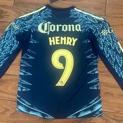 Club América Manga Larga Azul Henry Long Sleeve Chica Mediana Grande XL