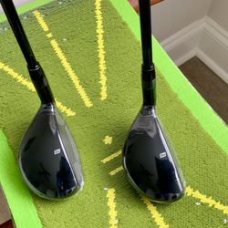 NEW - Performance Golf AnyLie Hybrid Set  21* & 24*  Men’s  R  60g Graphite / RH