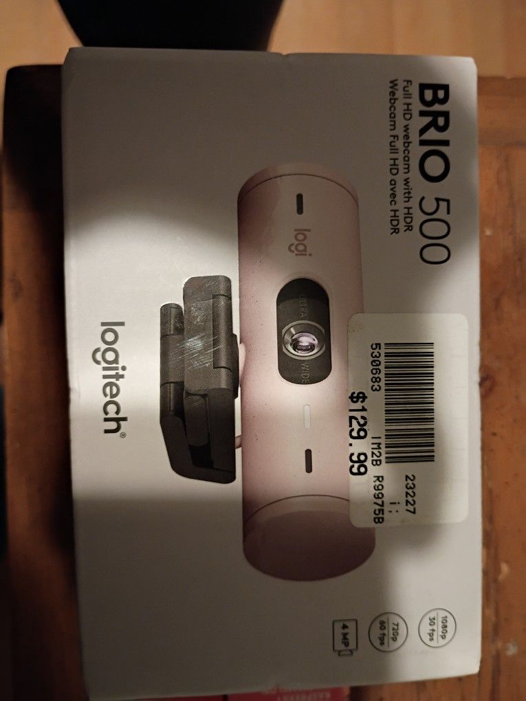 💻 NEW in Box! Logitech Brio 500 Full HD 1080p Webcam w/ HDR 🎙️