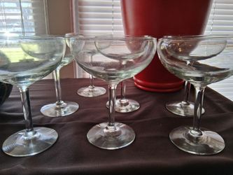 7 Margarita Glasses 