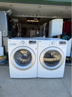 Set Washer & Electric Dryer Lg
