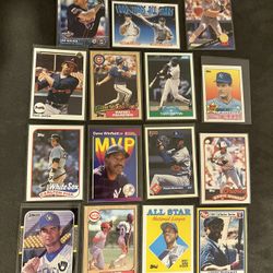 15 Card Lot Of Baseball HOFers & Stars