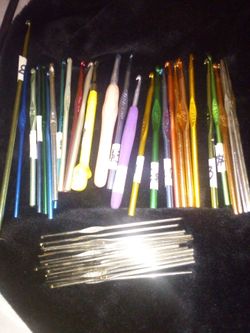 Approximately 50 crocheting needles all for $20